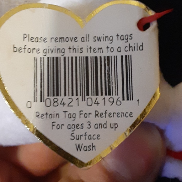 Panda 1997 Beanie Baby Rare Fortune O.G HANDMADE! - Picture 3 of 10